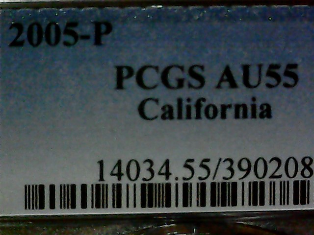 2005--P-California-Quarter-Die-Chip